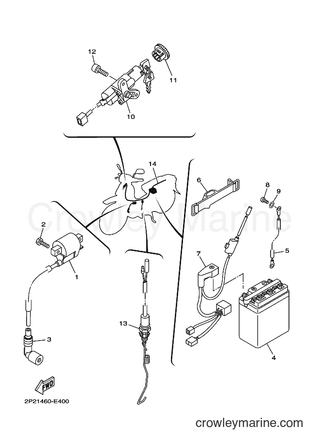 2006 Scooter T110SEC - T110SEC (2P22) [010] - ELECTRICAL 1