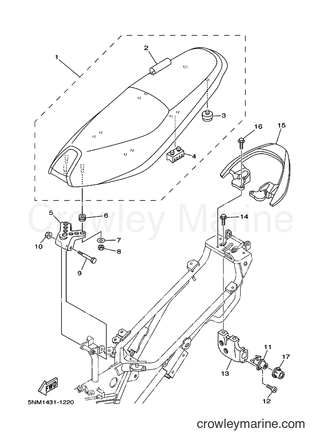 2002 Scooter JZ120F - JZ120F (5NM3) [010] - SEAT