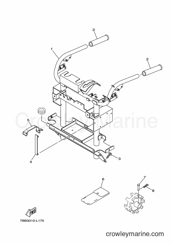 Yamaha Motors YS1390AR (7BB4) [010] - STEERING LINK