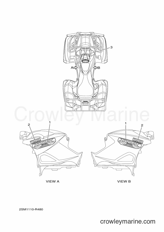Yamaha Motors YFM700FWBD (2SMD) [010] - GRAPHICS