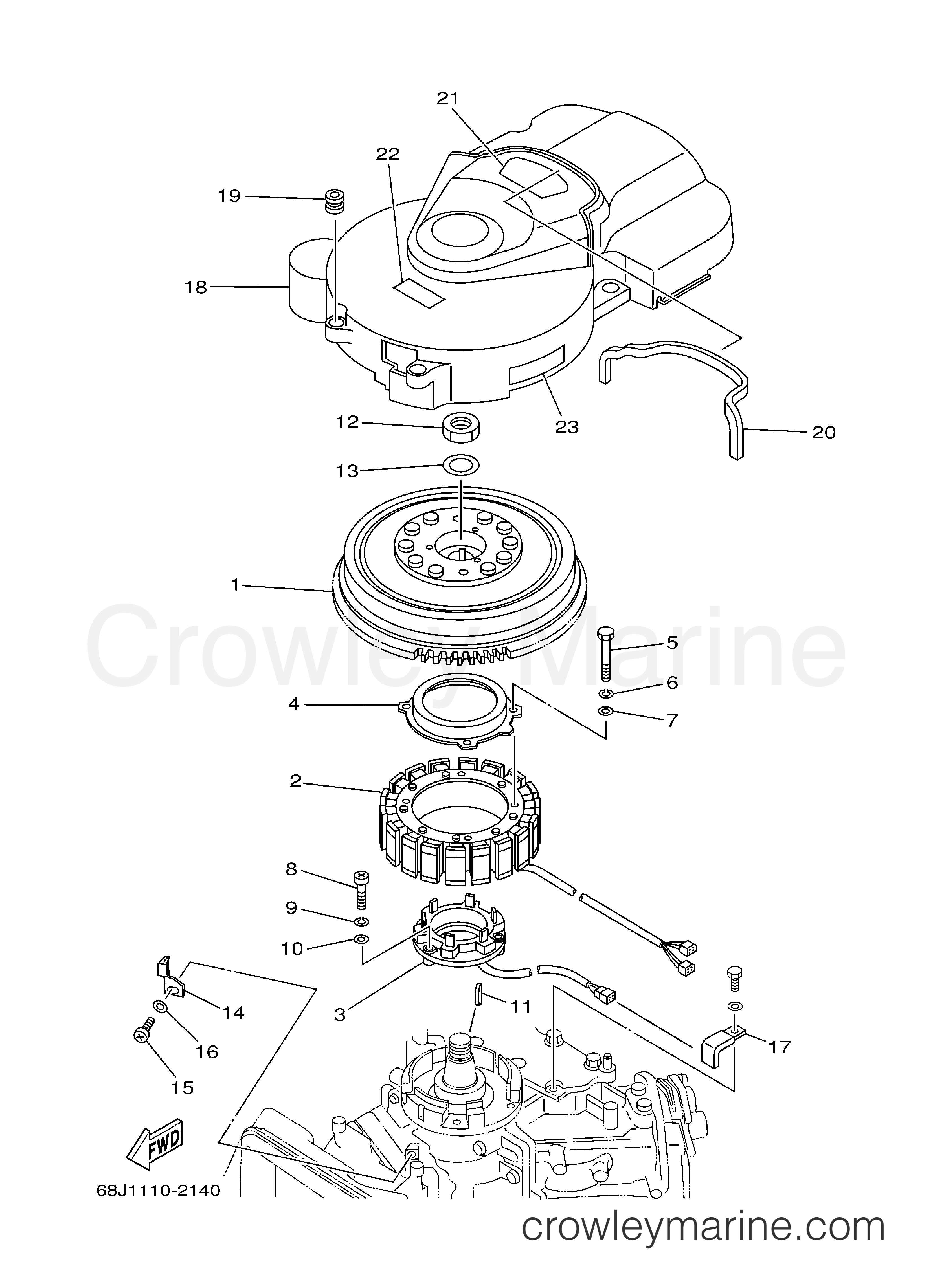 Yamaha Motors VZ150TLRB - GENERATOR