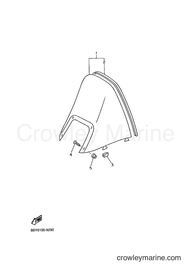Yamaha Motors ET410TR (8BY6) [020] - WINDSHIELD