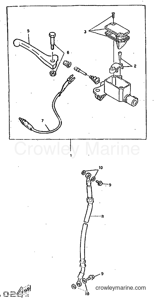 1997 Scooter CW50RS - CW50RS (4VA5) [999] - M. CYLINDER FOR DISK BRAKE