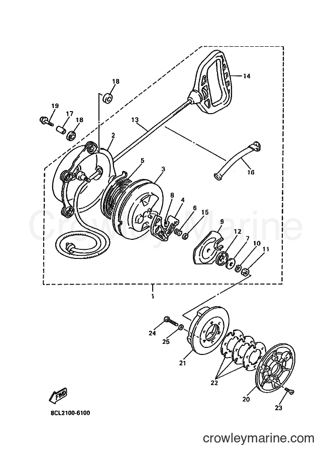 Yamaha Motors VX500DX (8CL2) [020] - STARTER