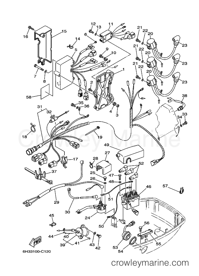 Yamaha Motors 60FETL (6H2A) [090] - ELECTRICAL