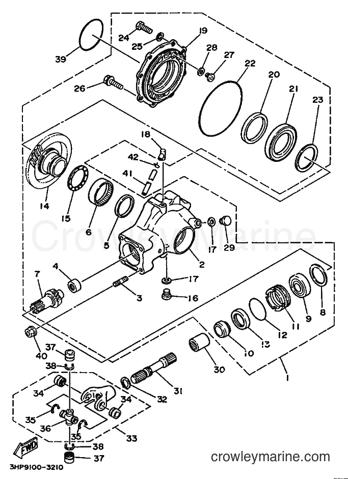 1993 ATV YFM350ER - YFM350ER (3HP8) [010] - DRIVE SHAFT