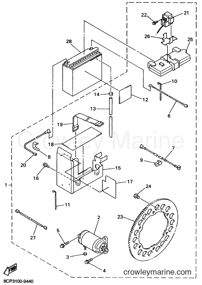 Yamaha Motors VX700XT (8DS2) [020] - ALTERNATE FOR ELECTRICAL