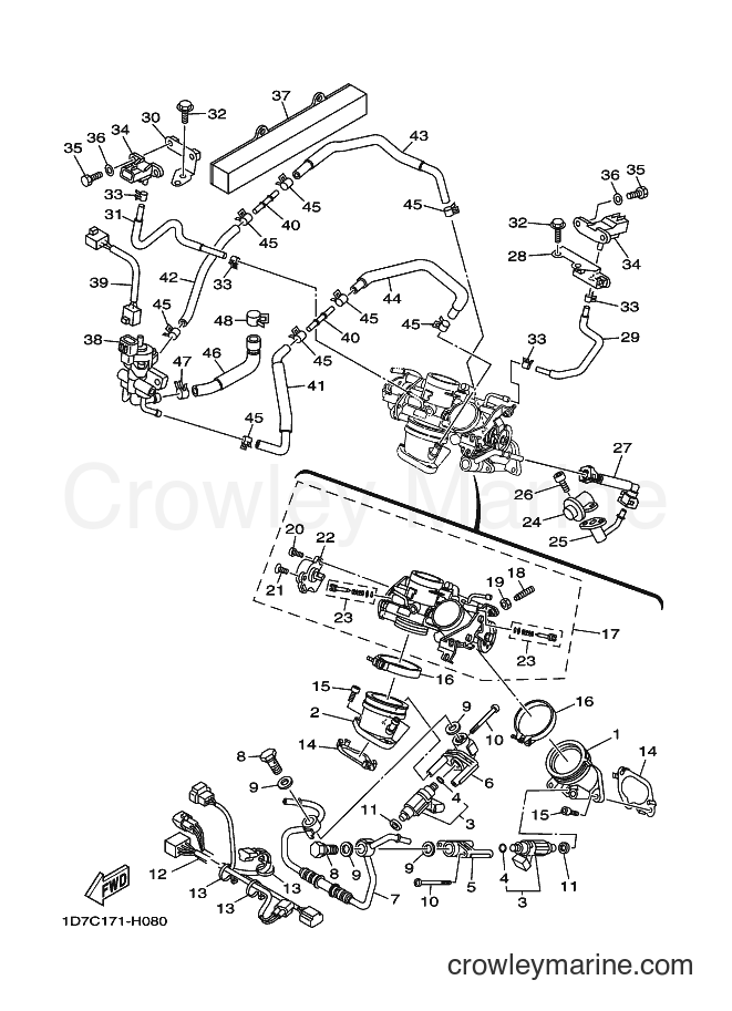 Yamaha Motors XV1900A (4D5C) [010] - INTAKE