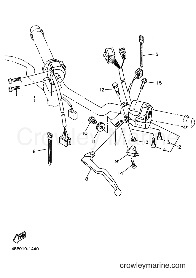 1992 Street Bike XJ600S - XJ600S (4BR2) [999] - HANDLE SWITCH & LEVER