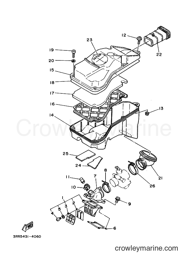 Yamaha Motors TZR150 (3RR6) [010] - INTAKE