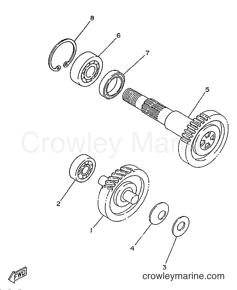 1996 Scooter YA50S - YA50S (4MJ9) [999] - TRANSMISSION