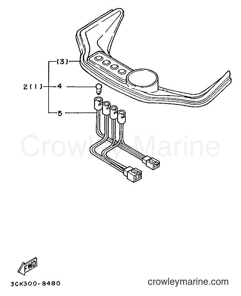 Yamaha Motors TDR250 (3CK1) [999] - ALTERNATE FOR METER