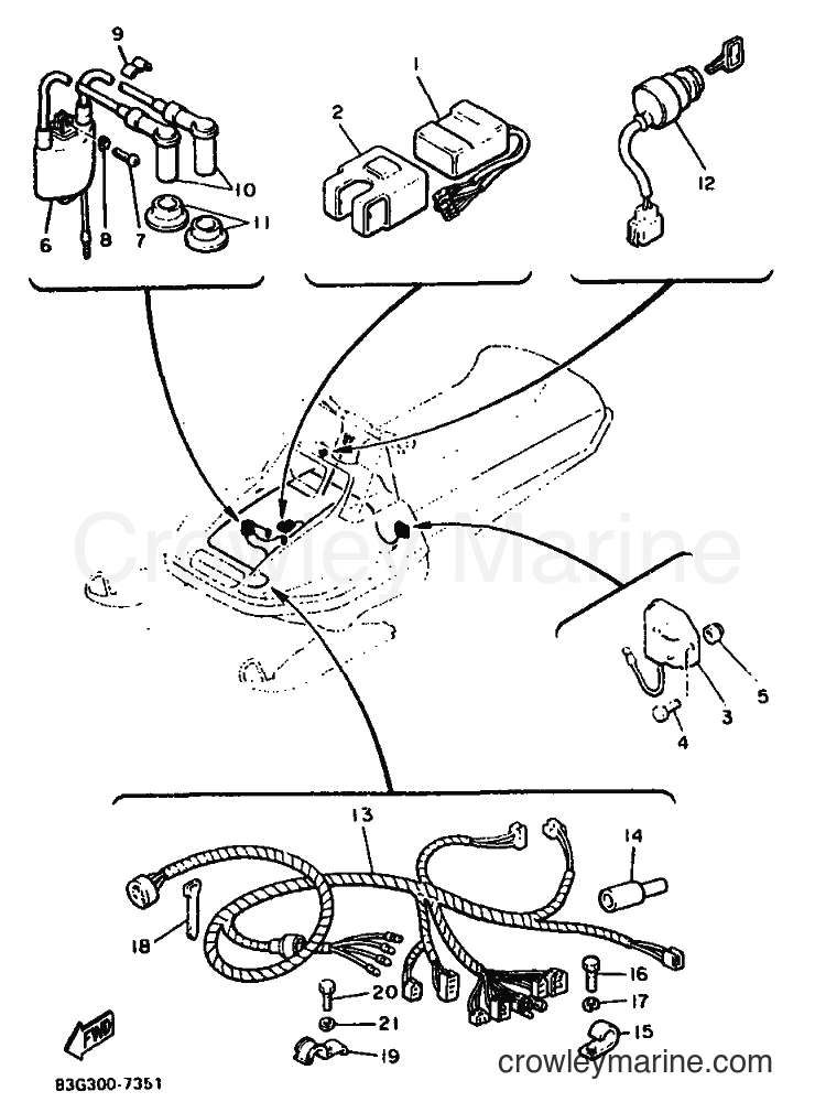 Yamaha Motors SR540 (86P3) [010] - ELECTRICAL 1