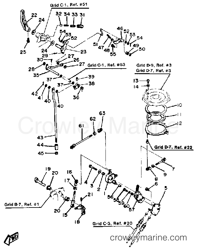 Yamaha Motors 25ELJ - CONTROL ENGINE