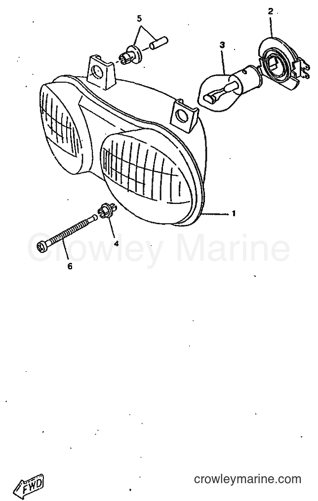 1998 Scooter CW50RSP - CW50RSP (4URG) [010] - HEADLIGHT