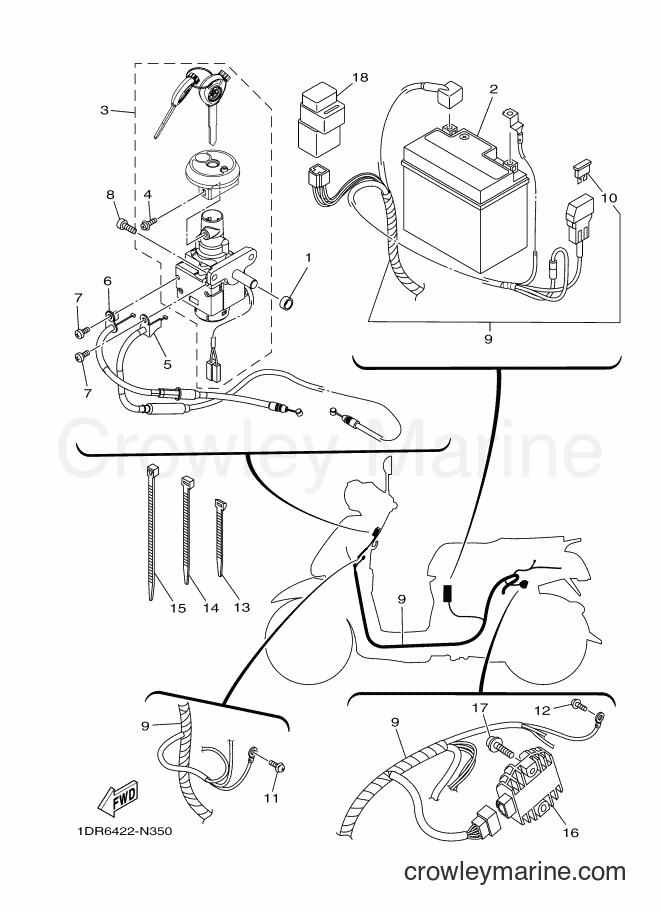 2016 Scooter XC115S - XC115S (1DR7) [010] - ELECTRICAL 1