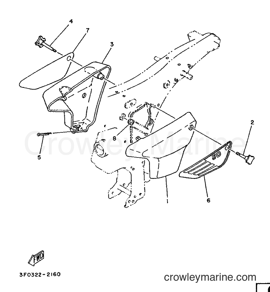 1988 Scooter FS1 - FS1 (3AV) [999] - SIDE COVER & OIL TANK