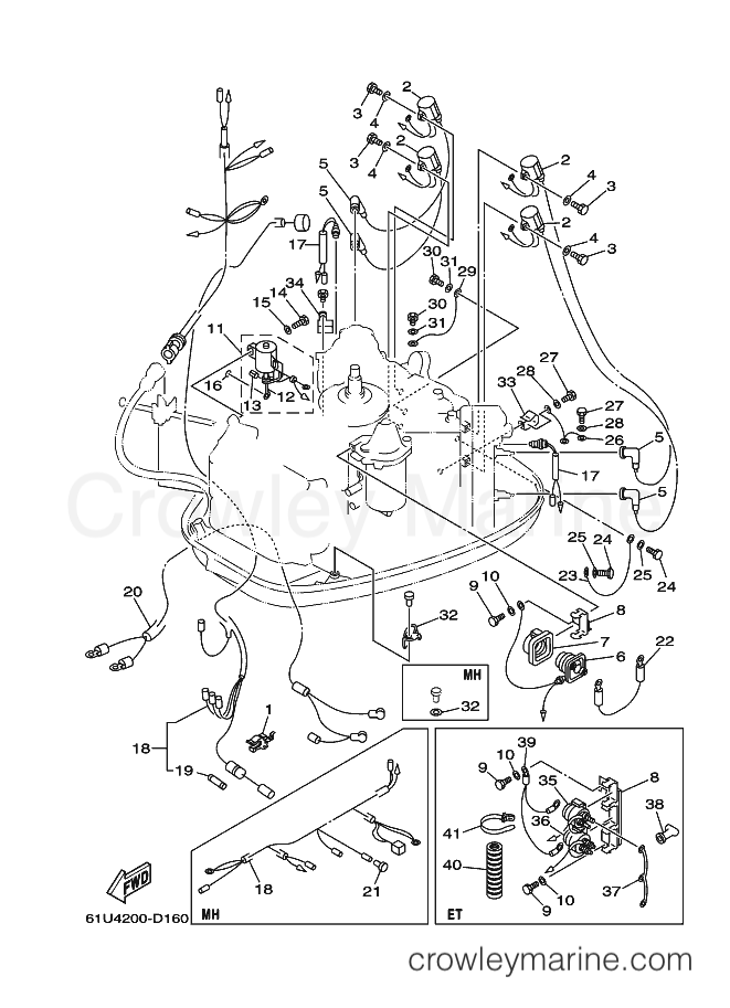 Yamaha Motors E115AET (61U4) [080] - ELECTRICAL 2