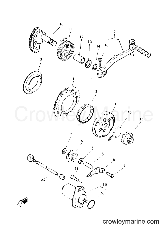 Yamaha Motors YN50 (5BX1) [010] - STARTER