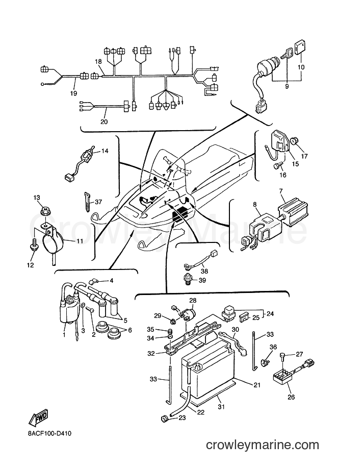 Yamaha Motors VK540EIII (8ACK) [010] - ELECTRICAL 1