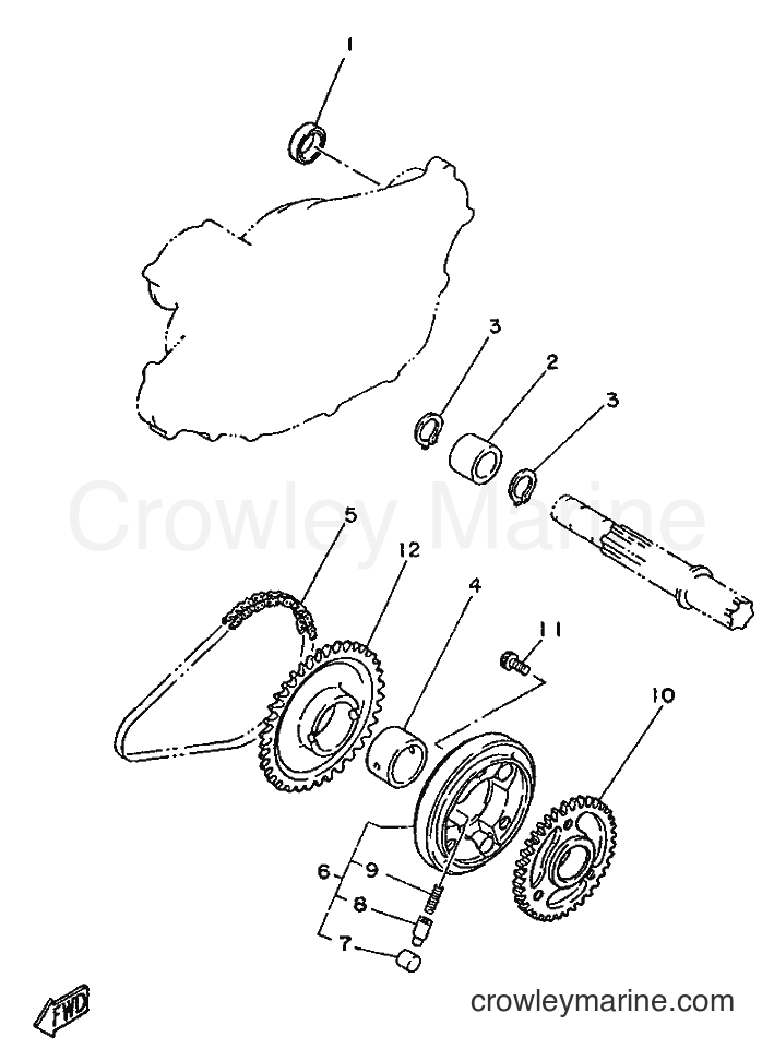 Yamaha Motors SR250SP (3TH5) [999] - STARTER CLUTCH