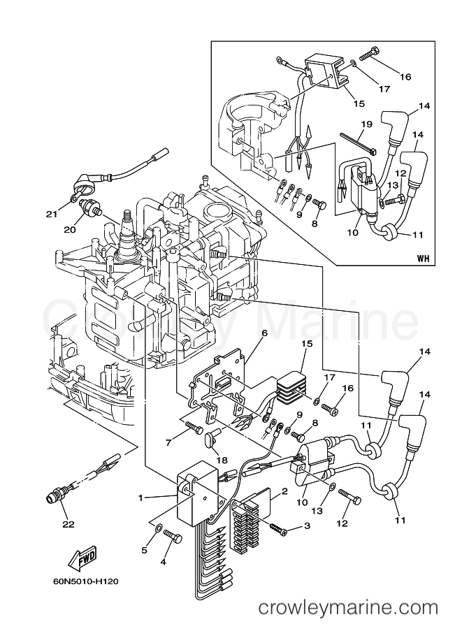 Yamaha Motors F8CWHL (60R7) [140] - ELECTRICAL 1