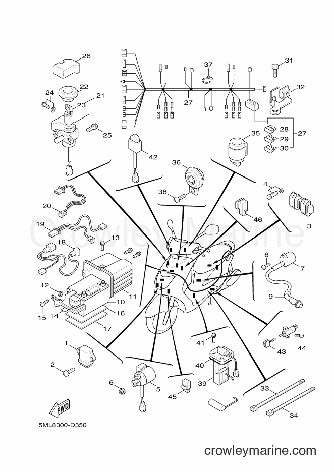 Yamaha Motors XC125 (5MLA) [040] - ELECTRICAL 1