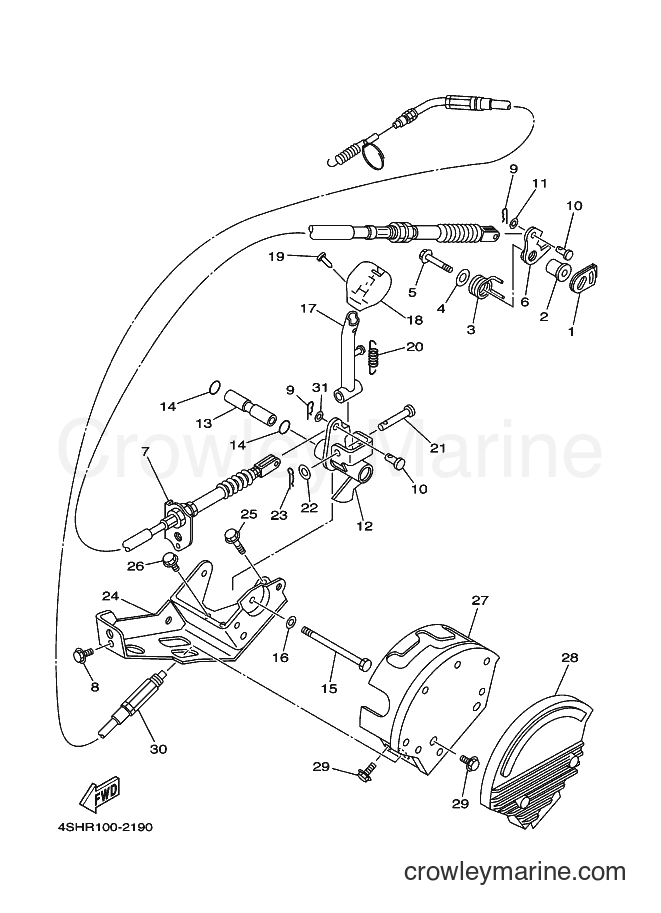 2002 ATV YFM400FW - YFM400FW (4SHR) [010] - SHIFTER