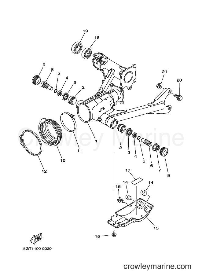 2001 ATV YFM600FWA - YFM600FWA (5GTG) [020] - REAR ARM