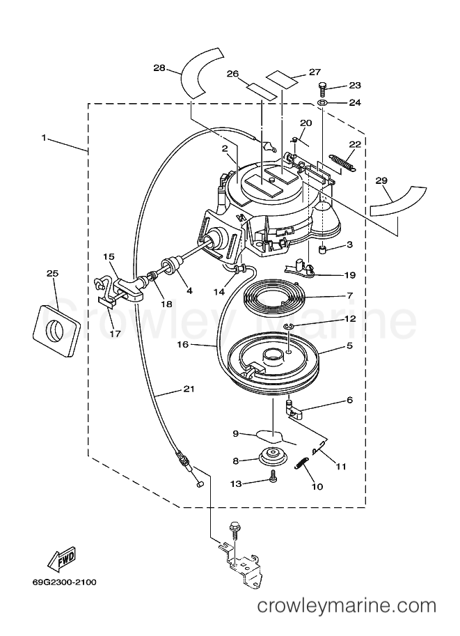 Yamaha Motors FT8D (69G2) [150] - STARTER