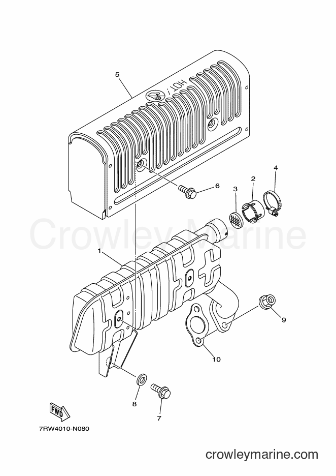2016 Snowblower YT1070 - YT1070 (7RW5) [010] - EXHAUST