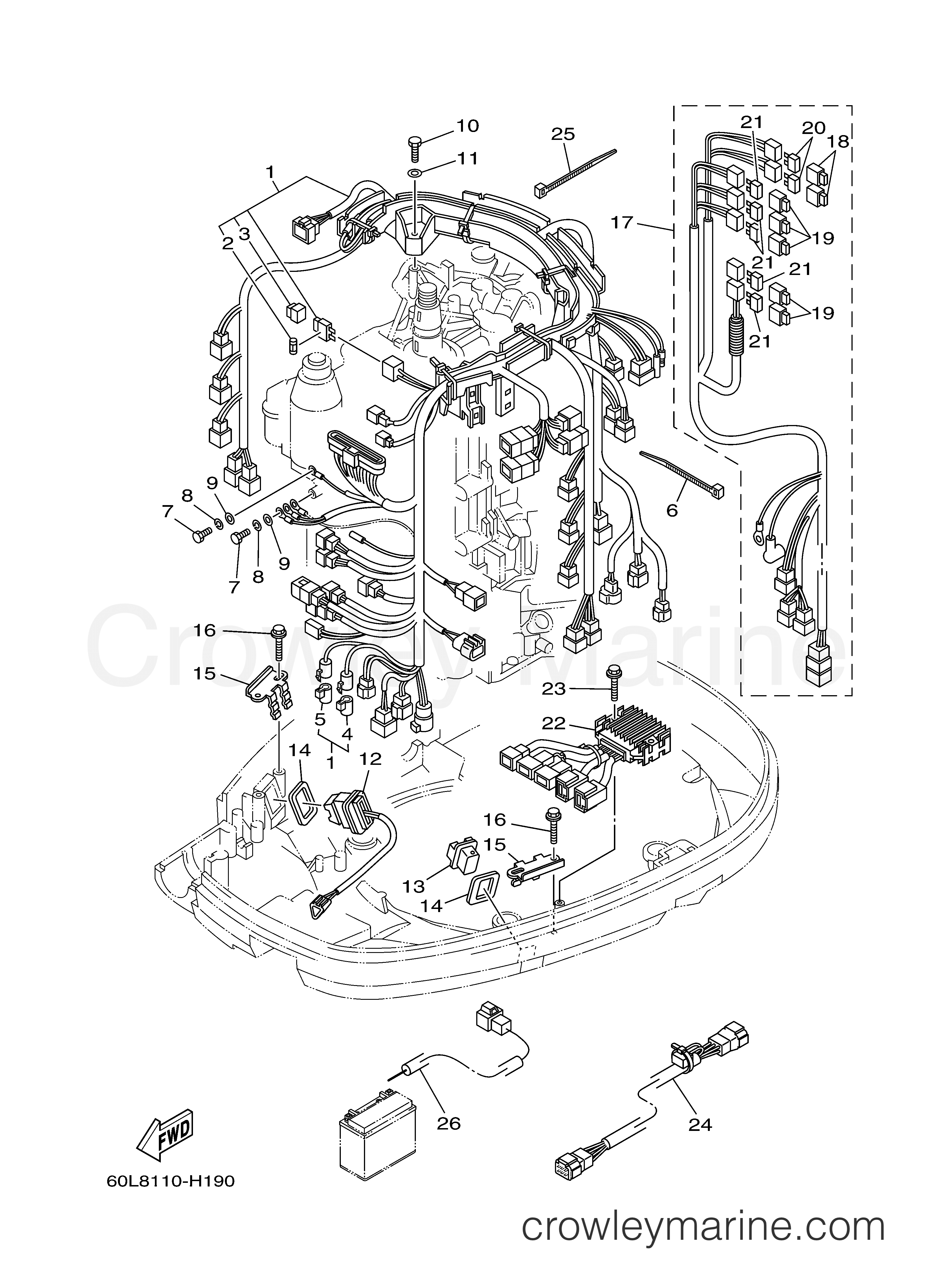 Yamaha Motors F200TXR - ELECTRICAL 3