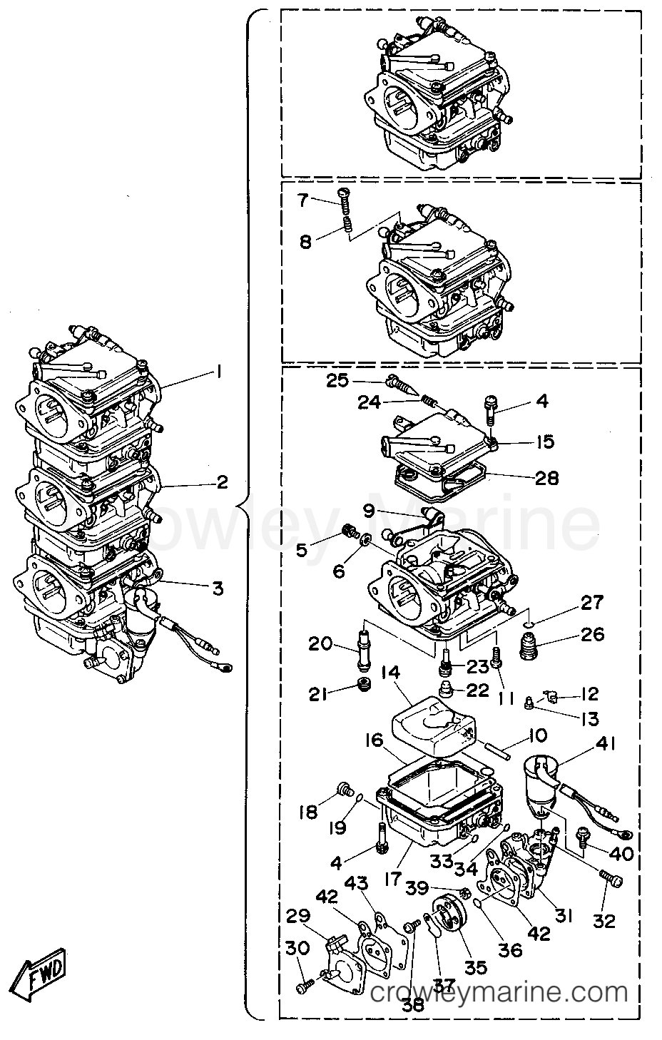 Yamaha Motors 50TLHS - CARBURETOR