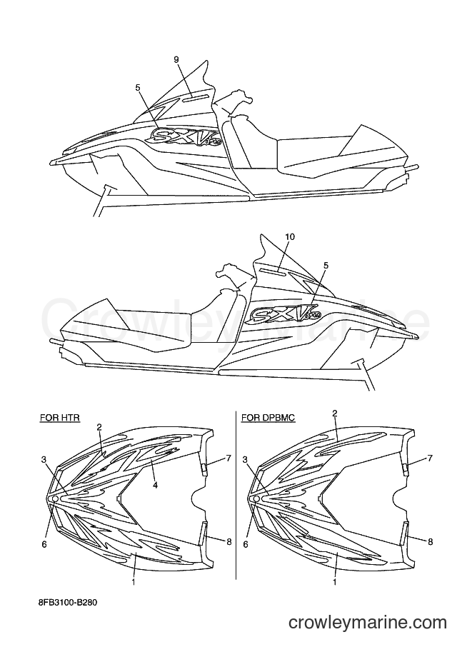 2003 Snowmobile SXV70ER - SXV70ER (8FB3) [020] - EMBLEM
