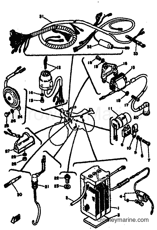 Yamaha Motors TY50 (1F4) [999] - ELECTRICAL
