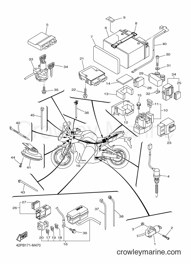 2014 Street Bike FZ8-S - FZ8-S (42PM) [010] - ELECTRICAL 2