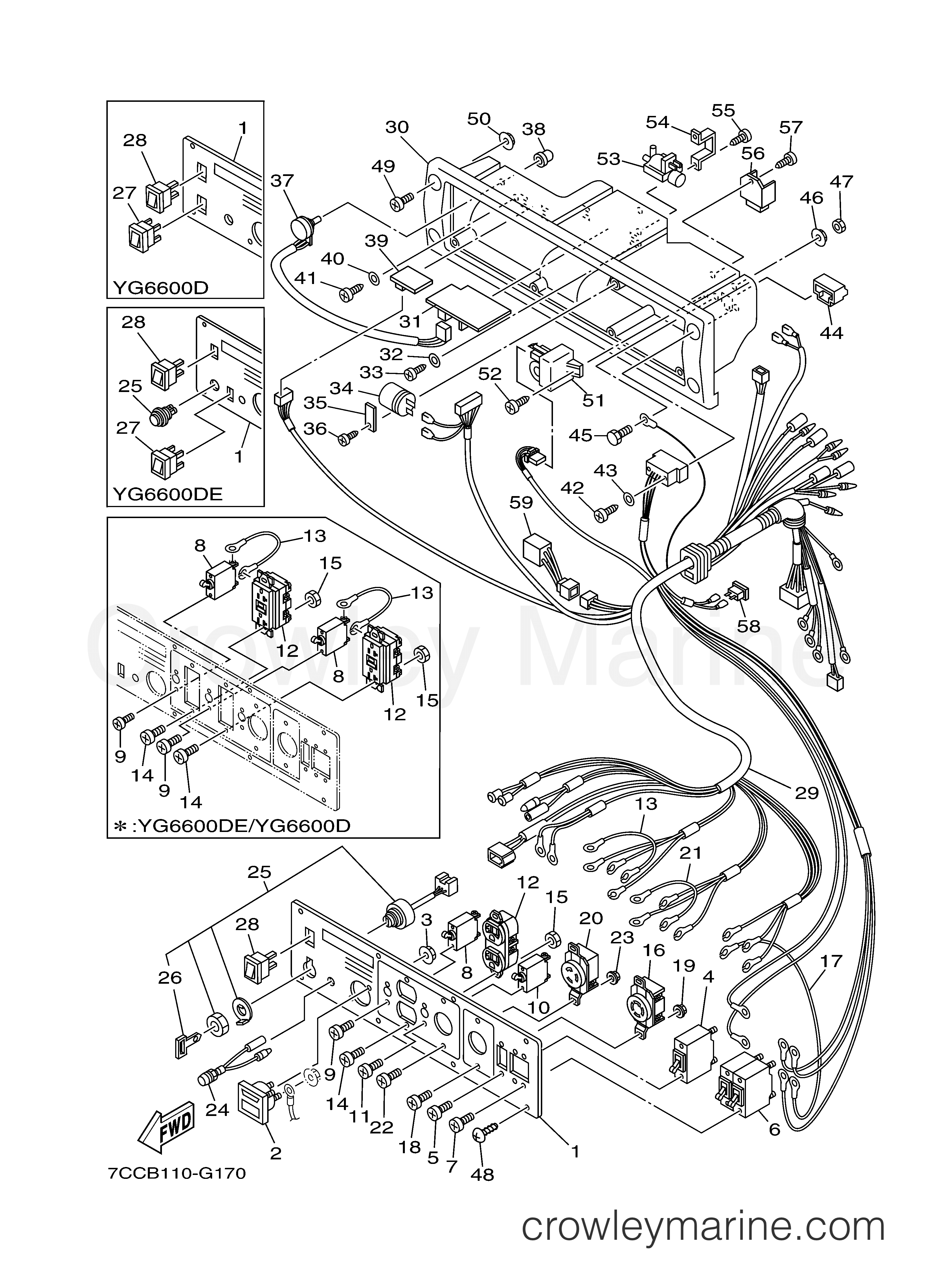 Yamaha Motors EF6600DEJ - CONTROL BOX