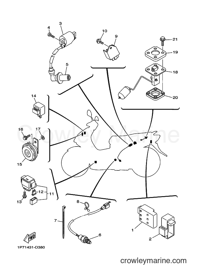 Yamaha Motors AT115 (1P7B) [010] - ELECTRICAL 2