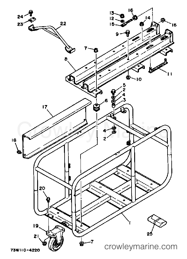 Yamaha Motors EDY5000DVE - FRAME EDY 5000 DVE