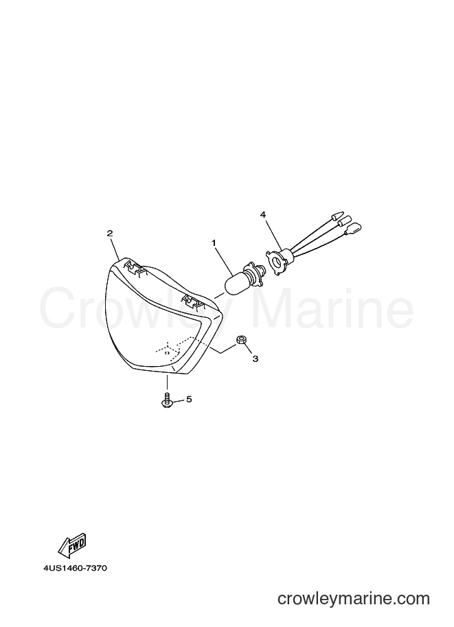 Yamaha Motors V110 (4WJ1) [999] - HEADLIGHT