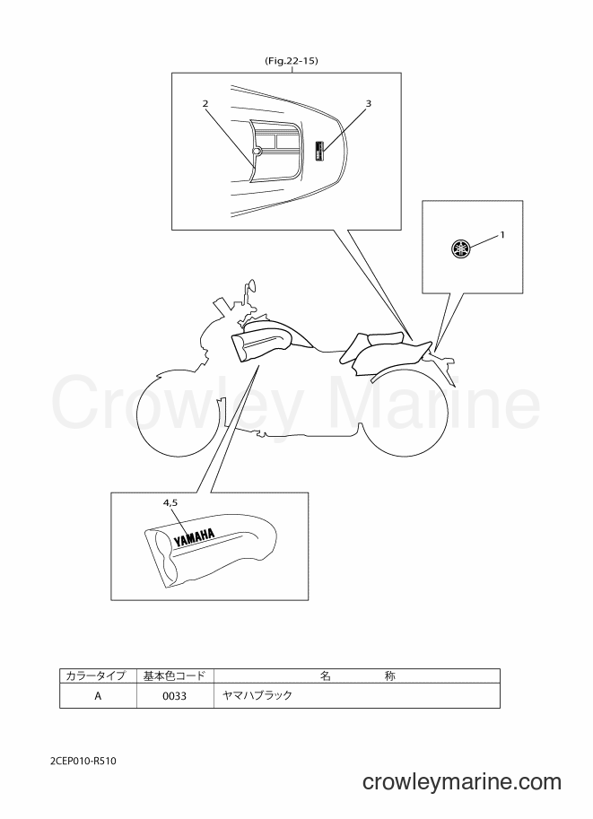 Yamaha Motors VMX17 (2CEP) [010] - GRAPHIC & EMBLEM