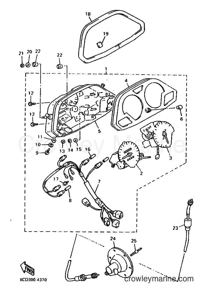Yamaha Motors VX500 (8AS1) [010] - METER