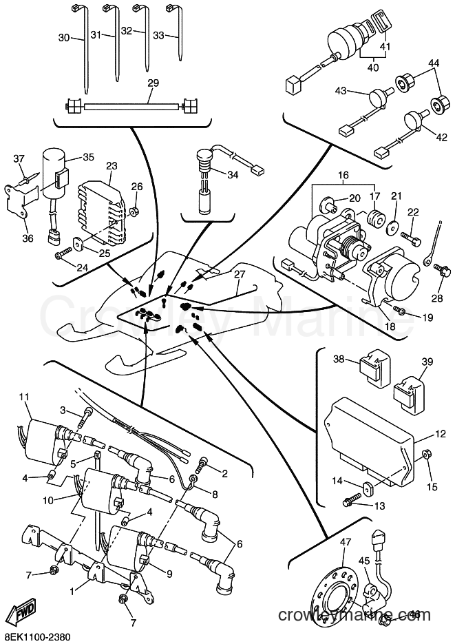 Yamaha Motors SXV70 (8EK1) [030] - ELECTRICAL 1