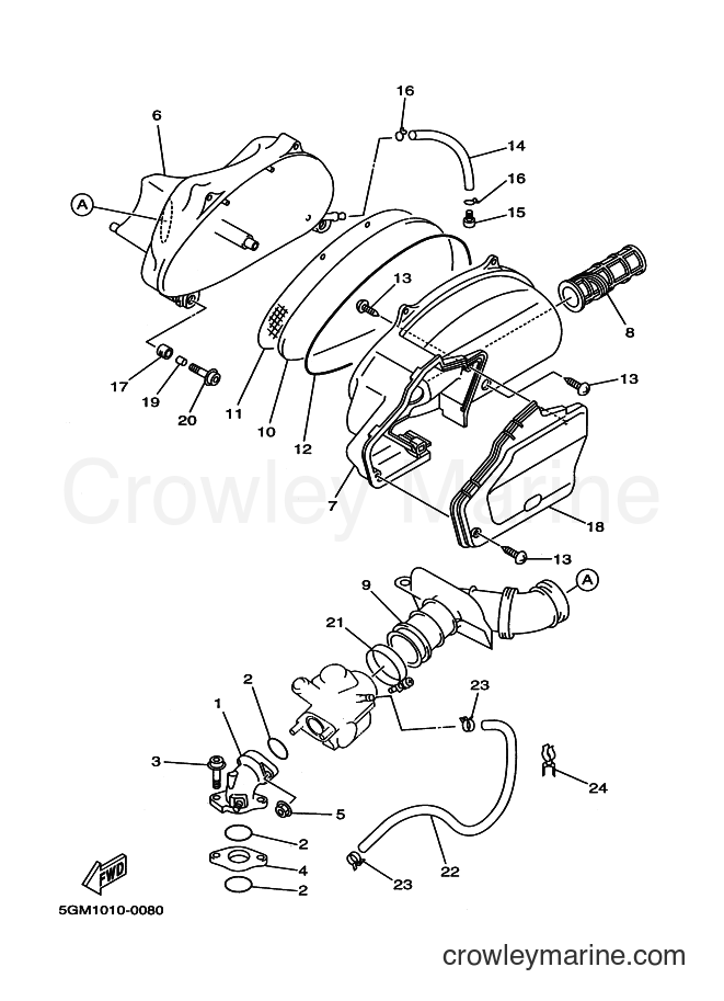 Yamaha Motors YP250 (5SJ2) [110] - INTAKE