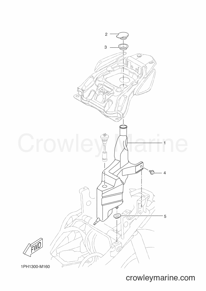 2014 Scooter NS50N - NS50N (1PL3) [100] - OIL TANK
