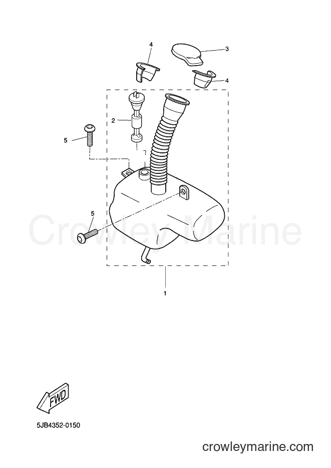 2002 Scooter YH50 - YH50 (5PF3) [010] - OIL TANK