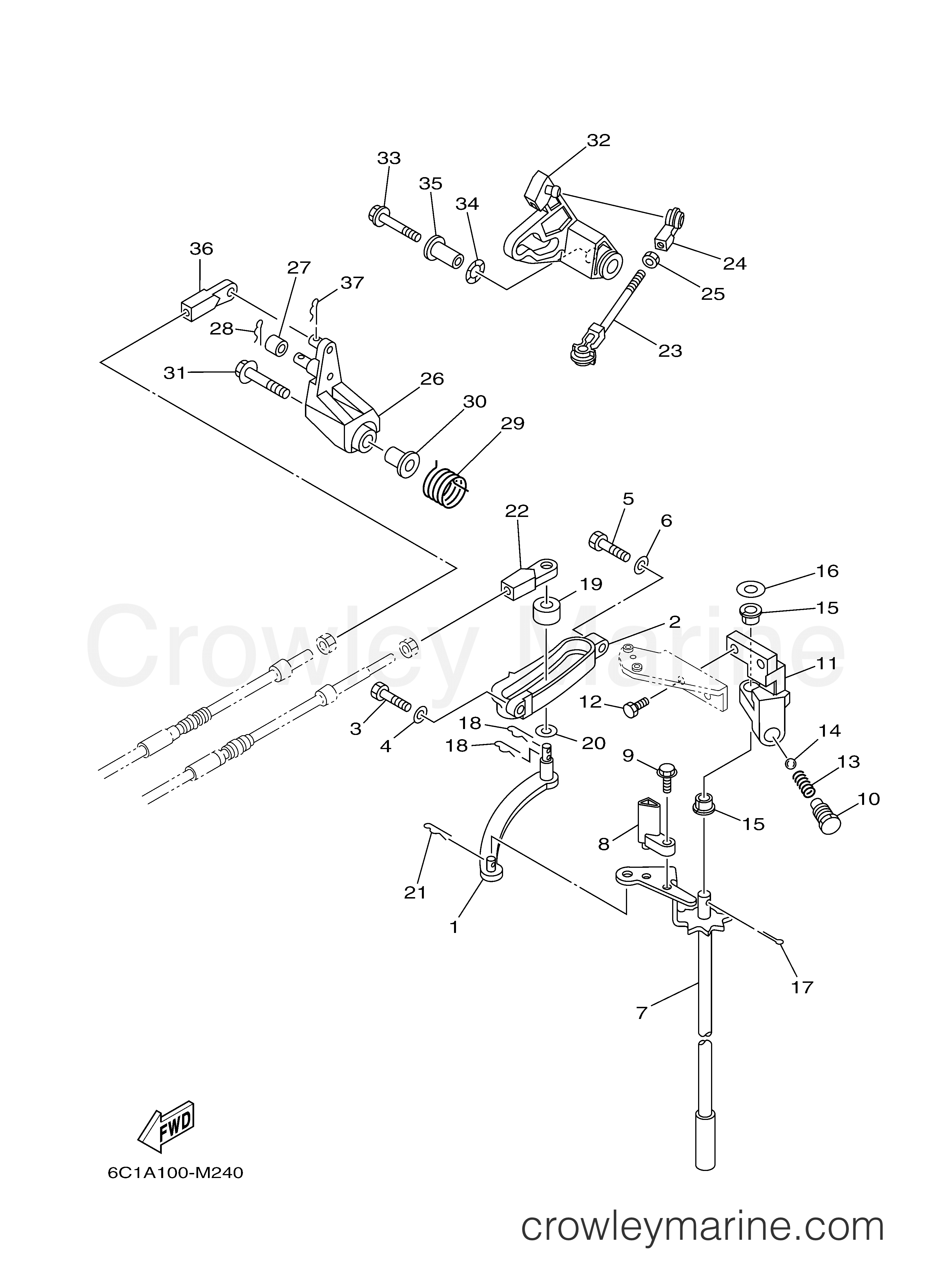 Yamaha Motors T50LB - CONTROL