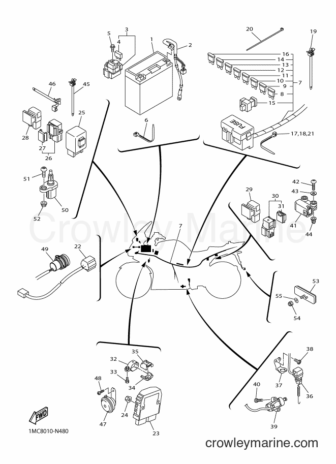 2015 Sport Bike FJR1300A - FJR1300A (1MCP) [010] - ELECTRICAL 2