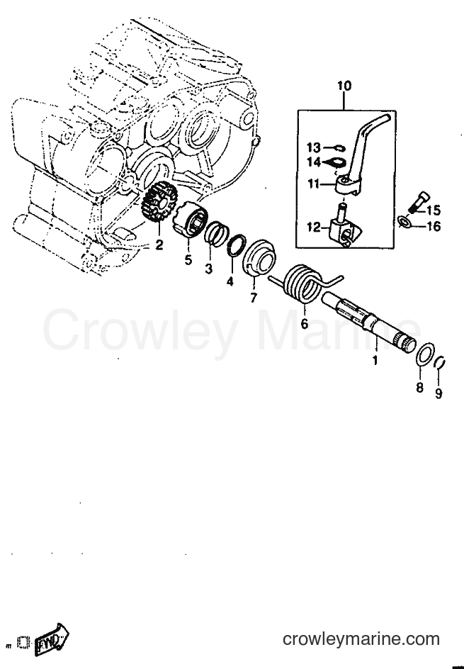 1997 Scooter DT50R - DT50R (5BK1) [999] - STARTER