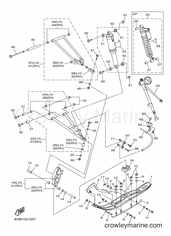 2009 Snowmobile RFX10RS - RFX10RS (8HB6) [010] - SKI